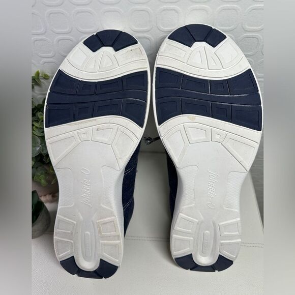 Johnnie O Sneakformance Shoes Men's 12M Blue White Comfort Athletic Surf Sneaker - Picture 5 of 9